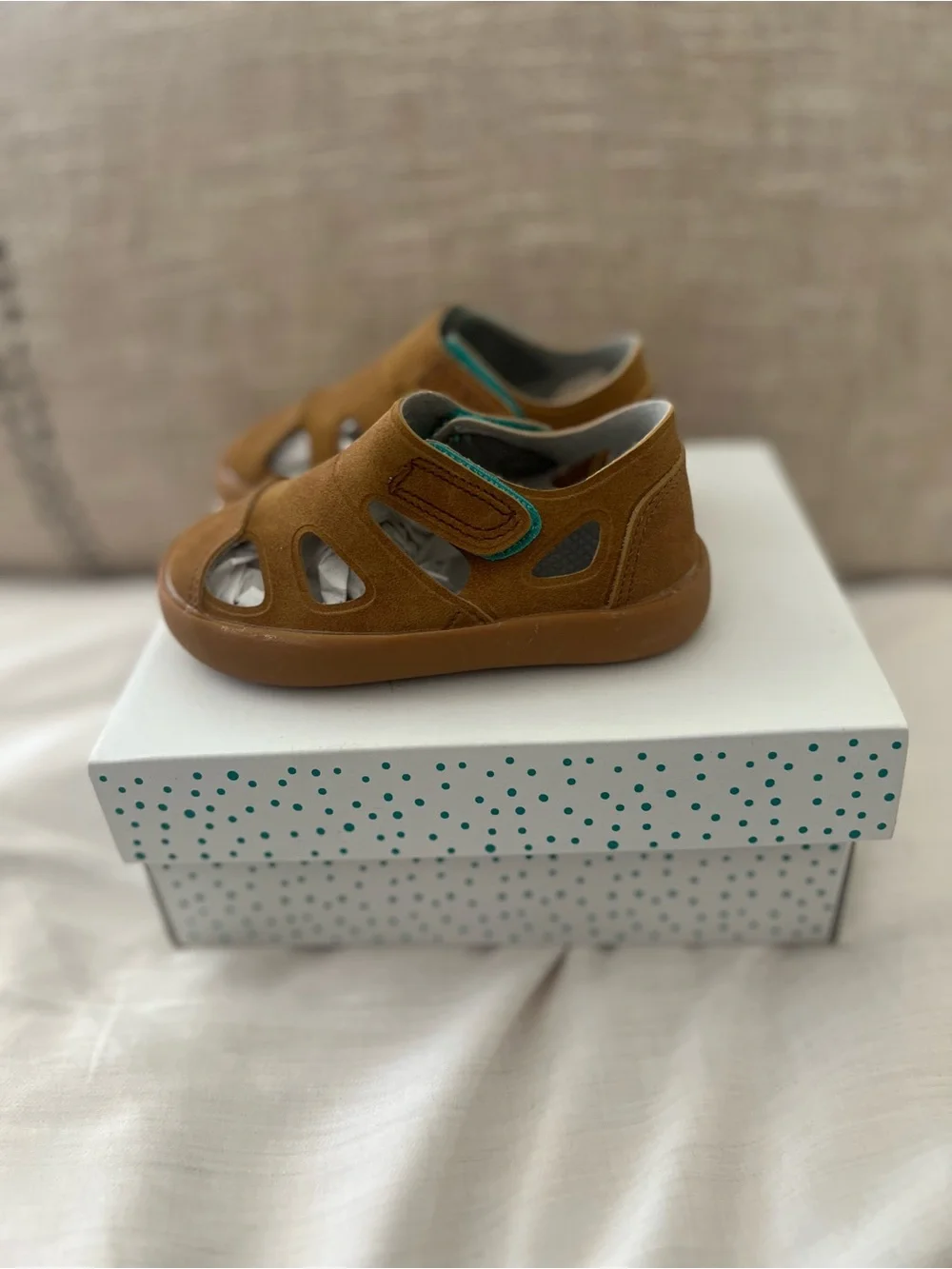 Toddler Closed-Toe Walker Sandals in Tan